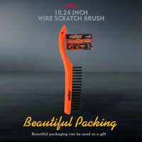 260mm Stanless Brush Anti-Slip Handle Scratch Paint Cleaning Rust Remove New Kings Warehouse 