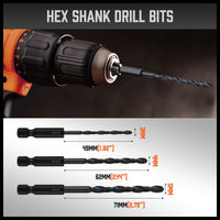 26Pc Impact Screwdriver Bit Set Magnetic Drill Bit Holder Quick Release Drilling Kings Warehouse 