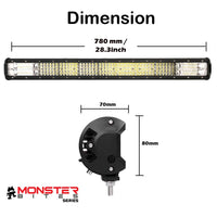 28 inch Philips LED Light Bar Quad Row Combo Beam 4x4 Work Driving Lamp 4wd Auto Accessories > Lights Kings Warehouse 
