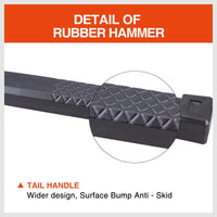 2LB Dead Blow Rubber Mallet Hammer Non Slip Soft Face Auto Car Repair NEW Kings Warehouse 