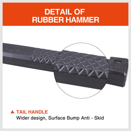 2LB Dead Blow Rubber Mallet Hammer Non Slip Soft Face Auto Car Repair NEW Kings Warehouse 
