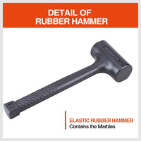 2LB Dead Blow Rubber Mallet Hammer Non Slip Soft Face Auto Car Repair NEW Kings Warehouse 