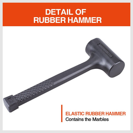 2LB Dead Blow Rubber Mallet Hammer Non Slip Soft Face Auto Car Repair NEW Kings Warehouse 