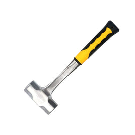 2LB+3LB Steel Hammer Double Octagonal Heavy Duty Solid Forged Rubber Grip Handle Kings Warehouse 