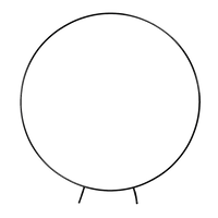 2M Wedding Hoop Round Circle Arch Backdrop Flower Display Stand Frame Background garden supplies Kings Warehouse 