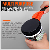 2Pc Adjustable Strap Wrench Rubber Belt Spanner Multi-Purpose Jar Opener Filter Kings Warehouse 