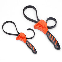 2Pc Adjustable Strap Wrench Rubber Belt Spanner Multi-Purpose Jar Opener Filter Kings Warehouse 
