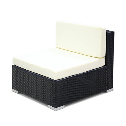 2PC Gardeon Outdoor Furniture Sofa Set Wicker Rattan Garden Lounge Chair Setting Furniture > Outdoor Kings Warehouse 