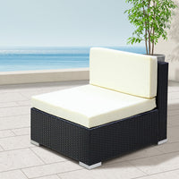 2PC Gardeon Outdoor Furniture Sofa Set Wicker Rattan Garden Lounge Chair Setting Furniture > Outdoor Kings Warehouse 