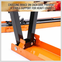 2Pc Mastercraft Sawhorse Metal Folding Non-slip Surface Saw Horse 120KG Capacity Kings Warehouse 