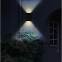 2pc Outdoor Solar LED Deck Lights Garden Patio Pathway Stairs Warm White Kings Warehouse 