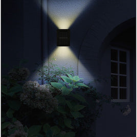 2pc Outdoor Solar LED Deck Lights Garden Patio Pathway Stairs Warm White Kings Warehouse 