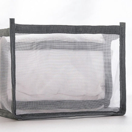 2PCS 7 Grids Mesh Foldable Clothes Storage Jeans Pants Organizer Clothes Organizer 36X17X12CM Kings Warehouse 
