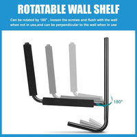2Pcs Kayak Wall Rack Carrier Canoe Paddle Surfboard Holder Wall Mount Shelf Kings Warehouse 