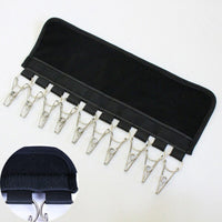 2X 10 Clips Door Cap Rack Baseball Hat Holder Closet Hanger Storage Organizer Kings Warehouse 