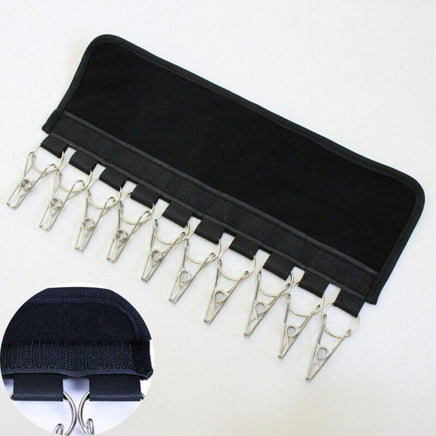 2X 10 Clips Door Cap Rack Baseball Hat Holder Closet Hanger Storage Organizer Kings Warehouse 