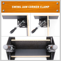 2x 90° Quick Right Angle Clamps Corner Clamps Vise Wood-working Welding Holder Kings Warehouse 