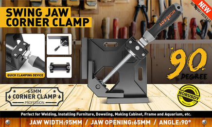 2x 90° Quick Right Angle Clamps Corner Clamps Vise Wood-working Welding Holder Kings Warehouse 