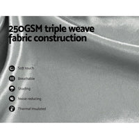 2X Blockout Curtains Blackout Window Curtain Eyelet 300x230cm Grey Shine BestSellers Kings Warehouse 