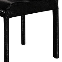 2X Espresso Dining Chair Black Colour Bar Stools & Chairs Kings Warehouse 