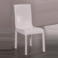 2X Espresso Dining Chair White Colour Bar Stools & Chairs Kings Warehouse 