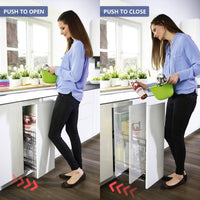 2x Magnetic Push Latches for Cabinets Push to Open Kitchen Hardware for Drawer Cupboard Wardrobe Closet Kings Warehouse 