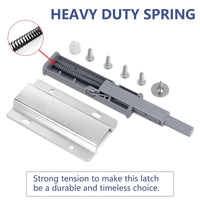 2x Magnetic Push Latches for Cabinets Push to Open Kitchen Hardware for Drawer Cupboard Wardrobe Closet Kings Warehouse 