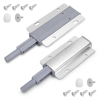 2x Magnetic Push Latches for Cabinets Push to Open Kitchen Hardware for Drawer Cupboard Wardrobe Closet Kings Warehouse 