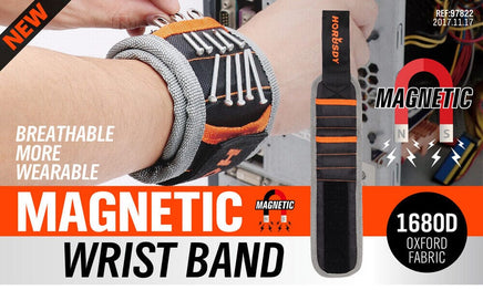 2x Strong Magnetic Wrist Band Magnet Strap Tool Holder Belt Screws Bolt Nut Nail Kings Warehouse 