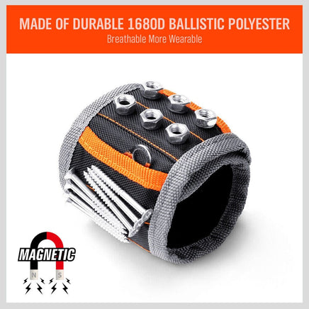 2x Strong Magnetic Wrist Band Magnet Strap Tool Holder Belt Screws Bolt Nut Nail Kings Warehouse 