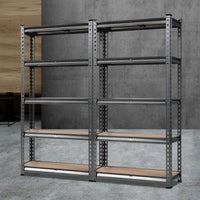 2x1.5M Garage Shelving Warehouse Rack Storage Racking Storage Steel Kings Warehouse 