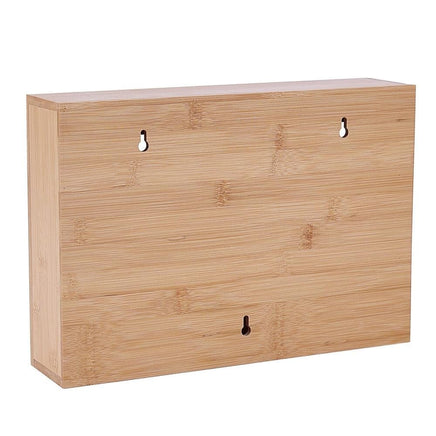 3 Grids Bamboo Food Wrap Dispenser Cutter Foil Cling Film Storage Holder Box Kitchen Kings Warehouse 