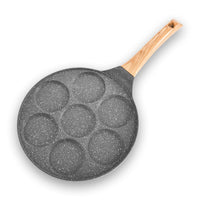 3 hole Frying Pot Pan Non-stick Egg Pancake Steak Hamburg Omelet Pan Tools AU Kings Warehouse 