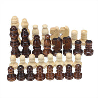 3 IN 1 Wooden Chess Set Folding Chessboard Wood Pieces Draughts Backgammon Toy Kings Warehouse 