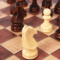 3 IN 1 Wooden Chess Set Folding Chessboard Wood Pieces Draughts Backgammon Toy Kings Warehouse 