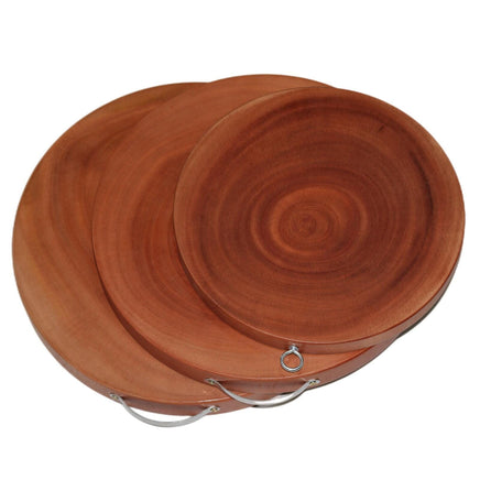 3 Natural Hardwood Hygienic Kitchen Cutting Wooden Chopping Board Round Kings Warehouse 