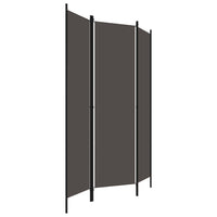 3-Panel Room Divider Anthracite 150x180 cm Kings Warehouse 