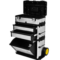 3-Part Rolling Tool Box with 2 Wheels Kings Warehouse 