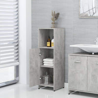 3 Piece Bathroom Furniture Set Concrete Grey Kings Warehouse 