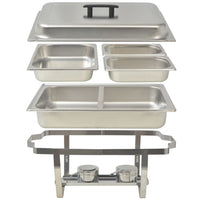 3 Piece Chafing Dish Set Stainless Steel Kings Warehouse 