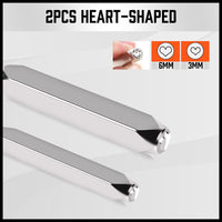 3" Steel Bench Block Round Jewelry Stamping Tool Mirror Polishing with 2-Punches Kings Warehouse 