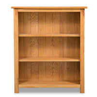 3-Tier Bookcase 70x22,5x82 cm Solid Oak Wood Kings Warehouse 