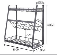 3 Tier Herb & Spice Storage Rack Stand Kings Warehouse 