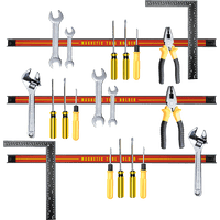 3 x 61cm Magnetic Wall Mounted Tool Holder Storage Organiser Garage Workshop KingsWarehouse 