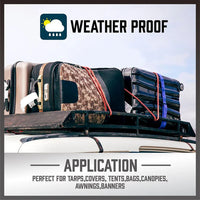 30-Piece Premium Bungee Cord Assortment Includes 10 to 40 Bungee Cords, Canopy Ties & Tarp Clips Kings Warehouse 