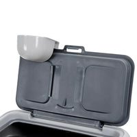 30L Pet Dogs Puppy Food Storage Storer Container w/ Scoop Grey Kings Warehouse 