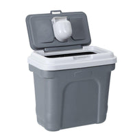 30L Pet Dogs Puppy Food Storage Storer Container w/ Scoop Grey Kings Warehouse 