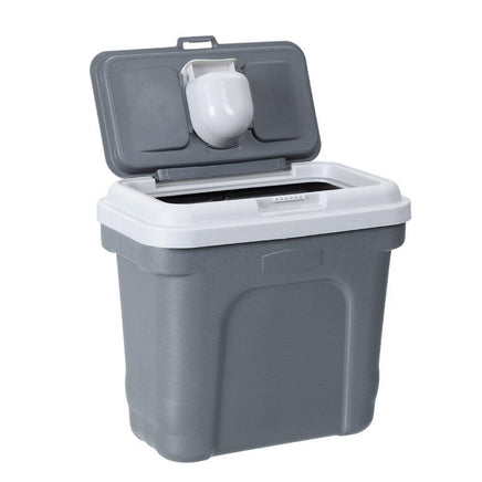 30L Pet Dogs Puppy Food Storage Storer Container w/ Scoop Grey Kings Warehouse 