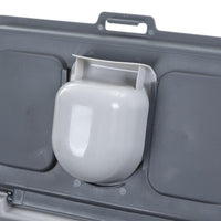 30L Pet Dogs Puppy Food Storage Storer Container w/ Scoop Grey Kings Warehouse 