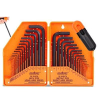 31-Piece Hex Key Set with T-Handle, Metric & Imperial Sizes Allen Wrench Set with Storage Case Kings Warehouse 